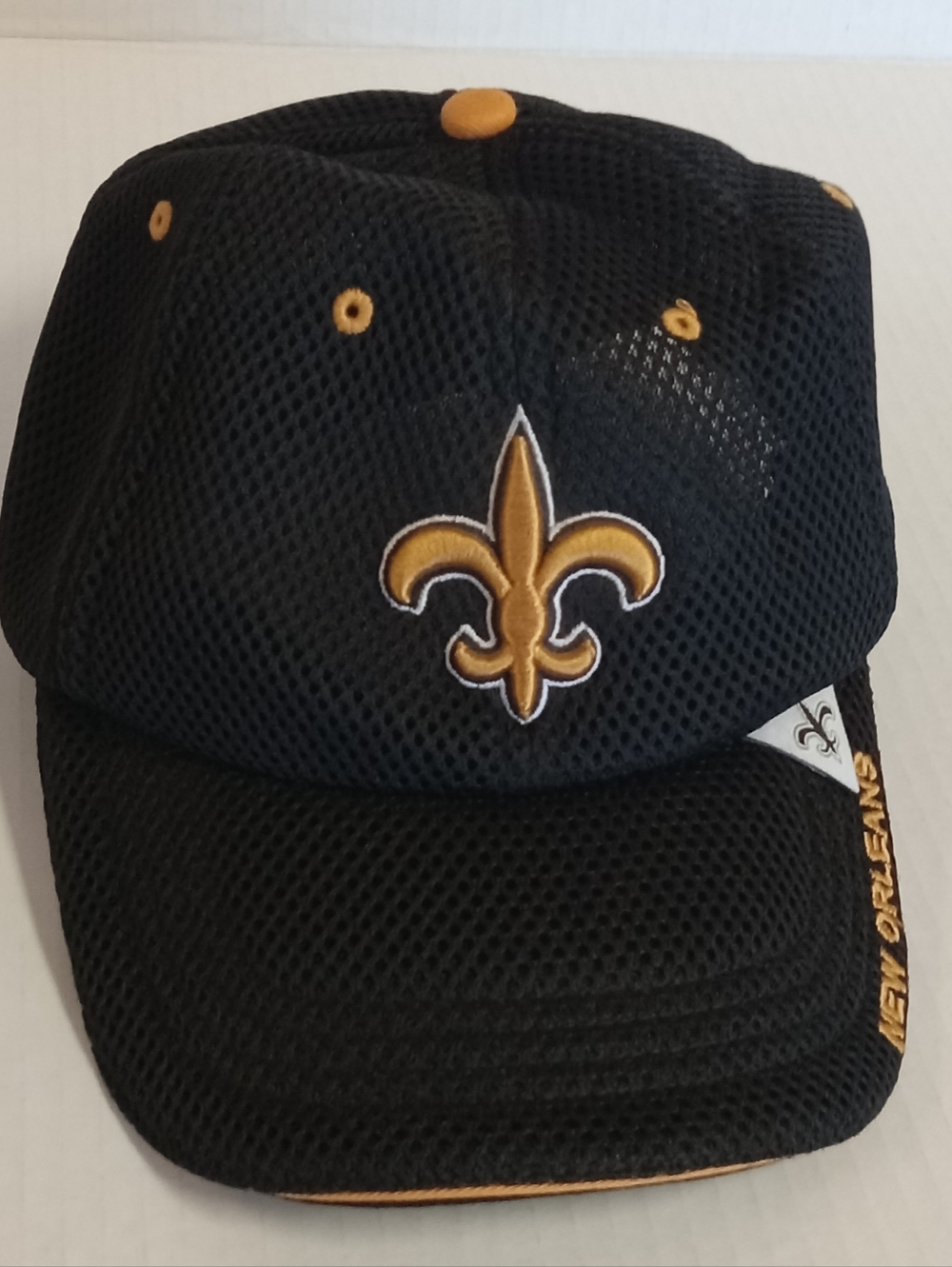 New Orleans Saints Black Adjustable Baseball Hat Cap